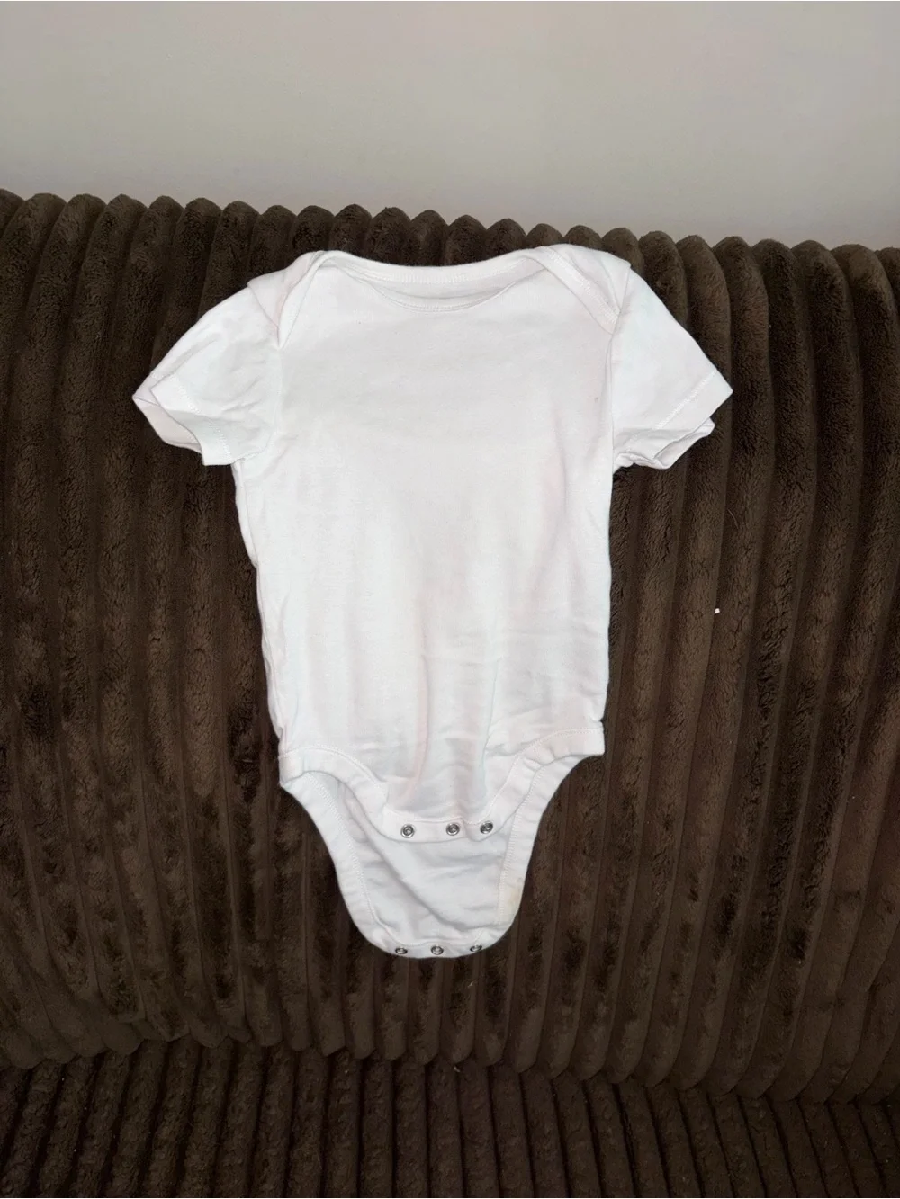 Classic White Baby One-Piece Bodysuit